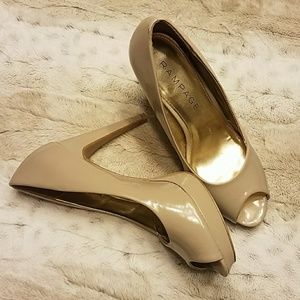 Rampage Tan heels